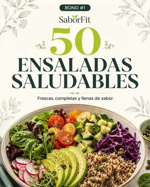 Portada de la colección 50 Ensaladas Saludables