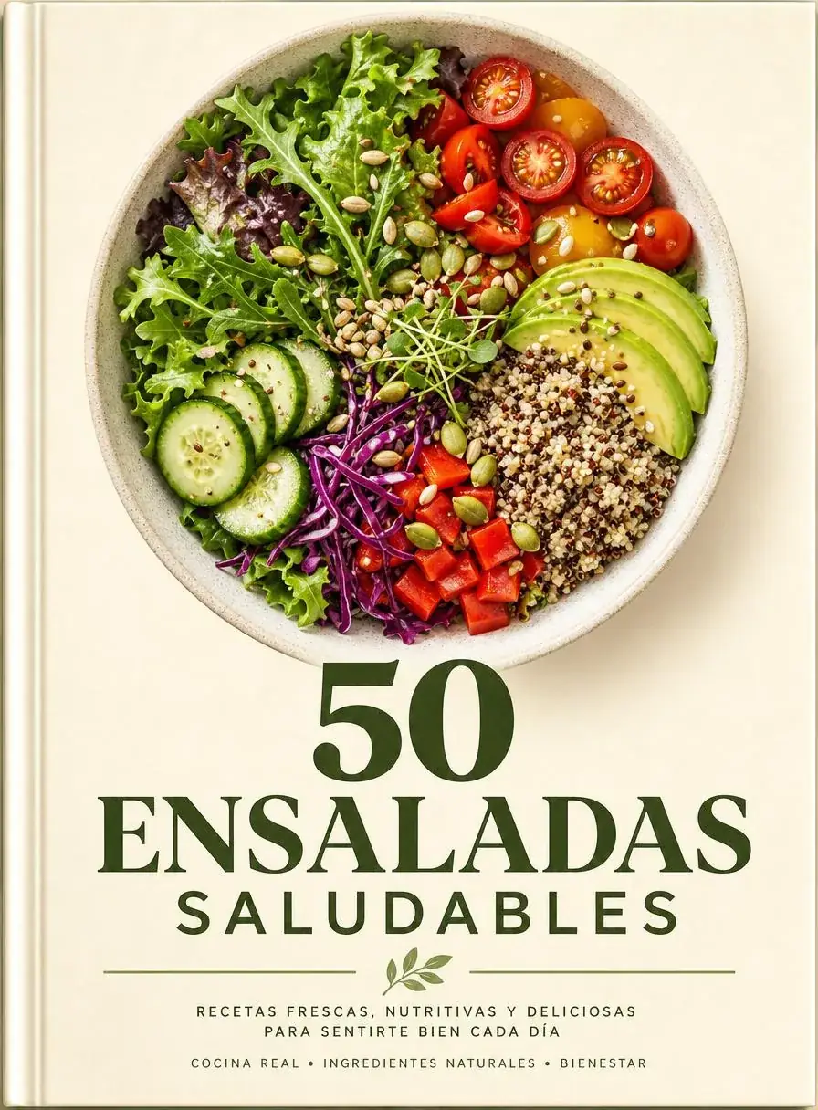 Portada de la colección 50 Ensaladas Saludables