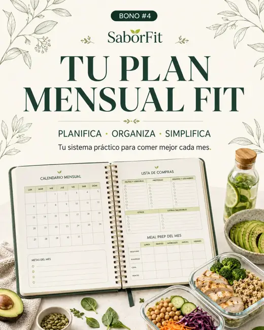 Portada del planner Tu Plan Mensual Fit