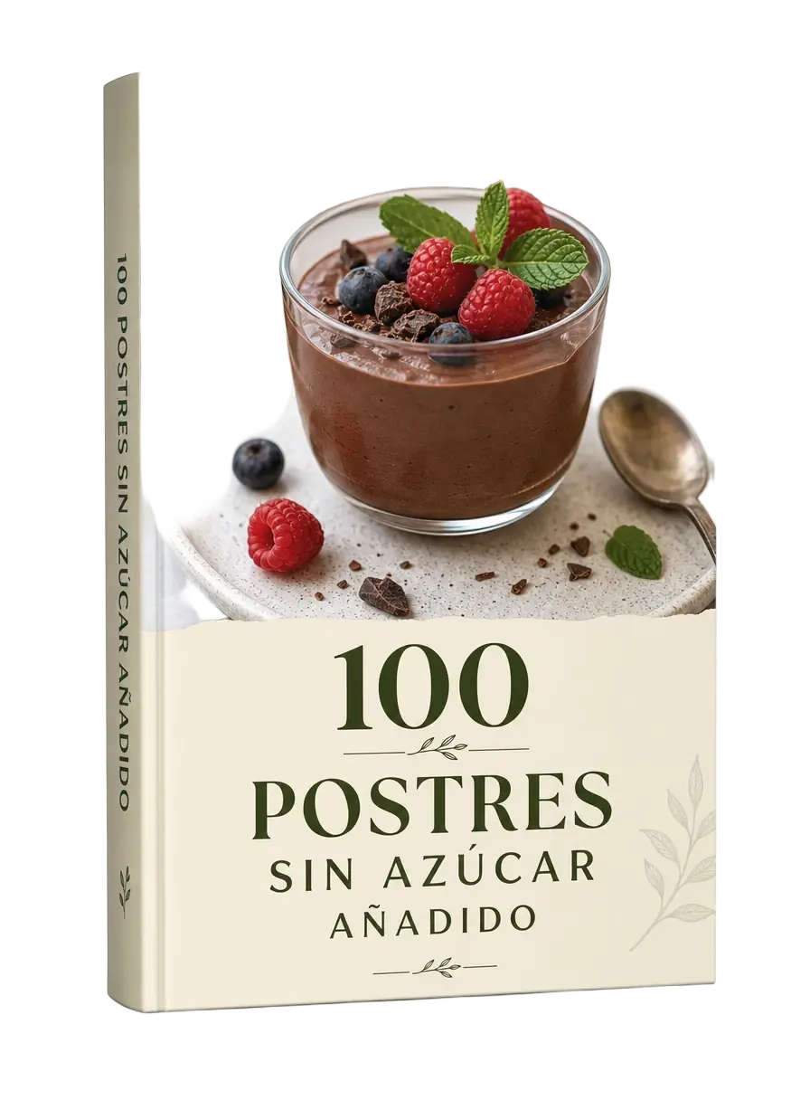 Portada de la colección 100 Postres Sin Azúcar Añadido